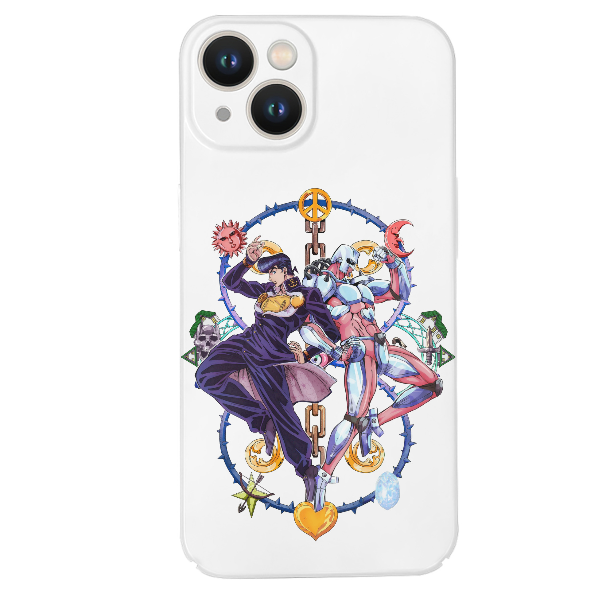 （画像用） ジョジョの奇妙な冒険 ひがしかた じょうすけ JoJo's Bizarre Adventure Higashikata Josuke 【iPhone 14シリーズ対応】ハードケース